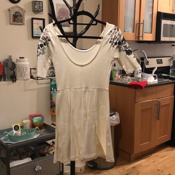 Free People White Fit and Flare - Picture 3 of 4